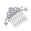 AUTSUPPL Bride Rhinestone Hair Comb Elegant Hair Accessories for Wedding Parties and Everyday Wear Material Shiny Finish for Charm and Compliments view 1