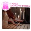 BELLIFFY Foot Massage Bath Shoes Durable High-top Foot Soak Shoes for Relaxation and Blood Circulation Sauna and Outdoor Use Fits up to Rose Red view 4