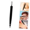 Baluue Stainless Steel Eyebrow Shaping Tweezer Brow Clip Durable Dual-head Design for Precision Trimming of Eyebrows and False Eyelashes Easy Grip for Effortless Use Unisex Makeup Tool view 4