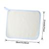 BELLIFFY 2pcs Exfoliating Bath Cloth Quick Dry Nylon Face Wash Towels Dual-Sided Scrub Cloth for Smooth Skin for Daily Home Use Beige view 2