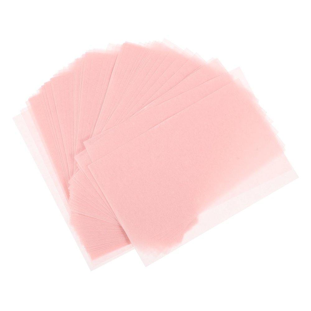 Gogogmee Facial Oil Absorbing Paper 2 Sets 200 Sheets Blotting Paper for Oily Skin Pink