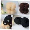 WOONEKY 6pcs Hair Bun Shaper for Women Use Hair Durable Nylon Material Buckle Design for Daily Hairstyles Black view 3