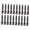 MUSISALY 100pcs Razor Cleaning Brush Small Brush for Electric Shaver and Grooming Kit Nonslip Handle for Comfortable to Hold and Hard Reach Areas for Travel and Barber Use view 1