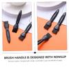 MUSISALY 100pcs Razor Cleaning Brush Small Brush for Electric Shaver and Grooming Kit Nonslip Handle for Comfortable to Hold and Hard Reach Areas for Travel and Barber Use view 3