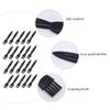 MUSISALY 100pcs Razor Cleaning Brush Small Brush for Electric Shaver and Grooming Kit Nonslip Handle for Comfortable to Hold and Hard Reach Areas for Travel and Barber Use view 4