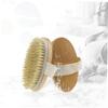 Baluue Natural Boar Bristle Brush Spa Massager Body Exfoliator Scrubber for Bikini Line view 2