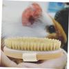 Baluue Natural Boar Bristle Brush Spa Massager Body Exfoliator Scrubber for Bikini Line view 3