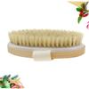 Baluue Natural Boar Bristle Brush Spa Massager Body Exfoliator Scrubber for Bikini Line view 4