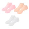 LALADEFIEE 3pairs Compression Socks for Women White Moisturizing Foot Socks for Plantar Fasciitis Relief view 1