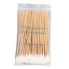 100/200Pcs 6 Inch Long Wooden Handle Cotton Swabs Sticks Applicator view 1