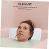 VINTORKY 1pc Bath Pillow for Bathtub Soft Pu Foam Cushion for Head Neck Shoulder Support Suction Cups for Relaxing Spa Experience White view 4