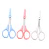 Gogogmee 3pcs Stainless Tools Curved Eyelash Scissors Straight Facial Hair Scissors Portable Grooming Kit for Home Salon view 1