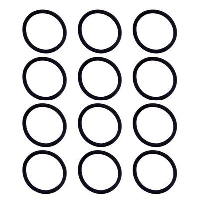 GLSTOY 100pcs Seamless Black Hair Ties for Boy Girl Girls Stretchable Elastic Hair Bands Accessories for Everyday Use and Special Occasions