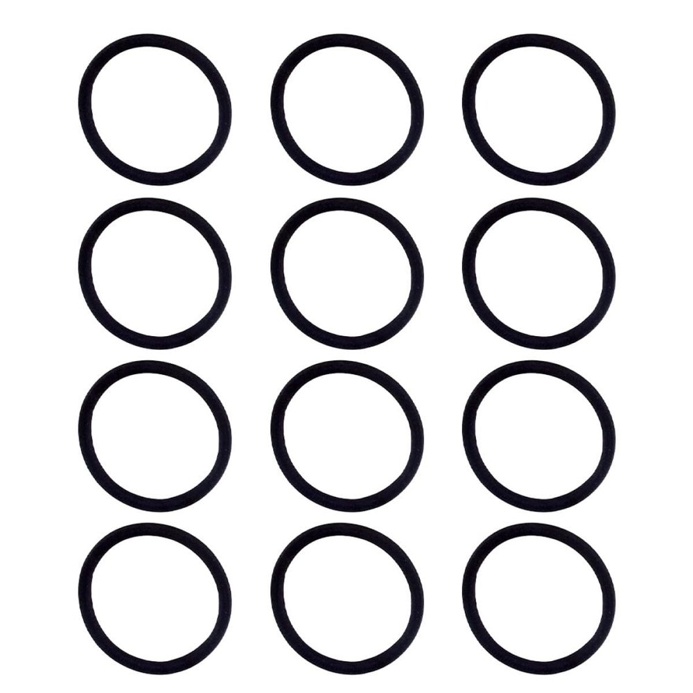 GLSTOY 100pcs Seamless Black Hair Ties for Boy Girl Girls Stretchable Elastic Hair Bands Accessories for Everyday Use and Special Occasions