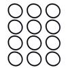 GLSTOY 100pcs Seamless Black Hair Ties for Boy Girl Girls Stretchable Elastic Hair Bands Accessories for Everyday Use and Special Occasions view 1