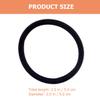 GLSTOY 100pcs Seamless Black Hair Ties for Boy Girl Girls Stretchable Elastic Hair Bands Accessories for Everyday Use and Special Occasions view 2