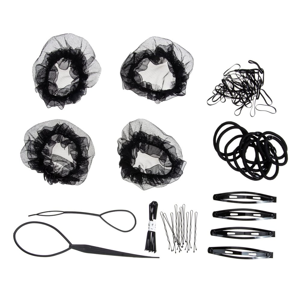 AUTSUPPL 1set Invisible Elastic Hair Nets for Women of Black Mesh Hair Accessories for Dance and Updo Styles Comfortable and Practical Bun Holders Lightweight and Versatile Design