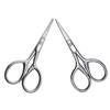 NOLITOY 10pcs Stainless Steel Eyebrow Scissors for Men Precision Trimming Tools for Eyebrows and Beards Small Grooming Scissors Comfortable Handles view 3