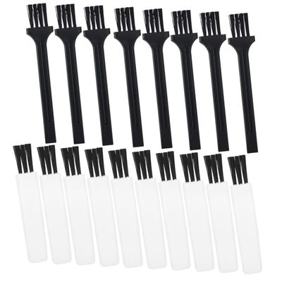 Gogogmee 30pcs Multipurpose Plastic Brush for Beard Razor Cleaning Electric Shaver and Keyboard Dust Removal Compact Design for Easy Use