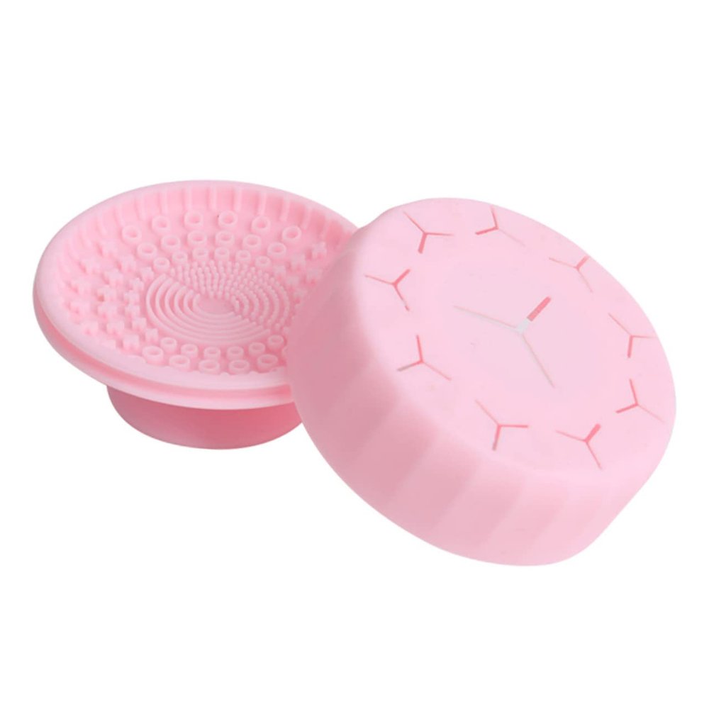 Outanaya Portable Silicone Makeup Brush Cleaner Dual-use Makeup Tool for Quick and Cleaning High-grade Silicone Cleaning Pad