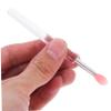 Baluue 6pcs Portable Lip Brush Stick Lidded Case Reusable Lip Makeup Applicators for Eyeshadow Gloss view 2