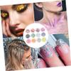 WOONEKY Pack Luminous Sequins Glitter Highlighters Neon Body Glitter for Halloween Festival Makeup Palette view 3