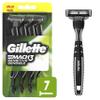 Gillette Mach3 Sensitive Razors for Men, Mens Disposable Razors, Pivoting Head for Close and Comfortable Shave, 7 Count view 1