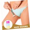 Baluue 15pcs Body Hair Trimmer for Women Manual Shaver for Armpit Bikini Area Precision Cutting Edges Travel-friendly Minimal Skin Irritation Red Yellow Light Blue view 3