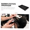 Baluue Hair Stylist Tool Organizer Barber Station Storage Clipper Rack Pp Material Easy Maintenance view 4