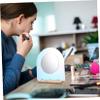 FOYTOKI Gold Makeup Mirror Led Lighted Makeup Vanity Mirror Magnification Irregular Shaped Tabletop Mirror for Girls view 2