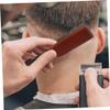 Beatifufu Retro Barber Oil Head Brush for Men Ergonomic Bristle Beard and Hair Styling Tool Essential Shaved Hair Cleaning Brush for Barbers and Home Use view 3