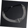 PLAFOPE Elegant Rhinestone Headband for Women Elastic Headchain Jewel Headwear Hair Accessory for Parties view 4