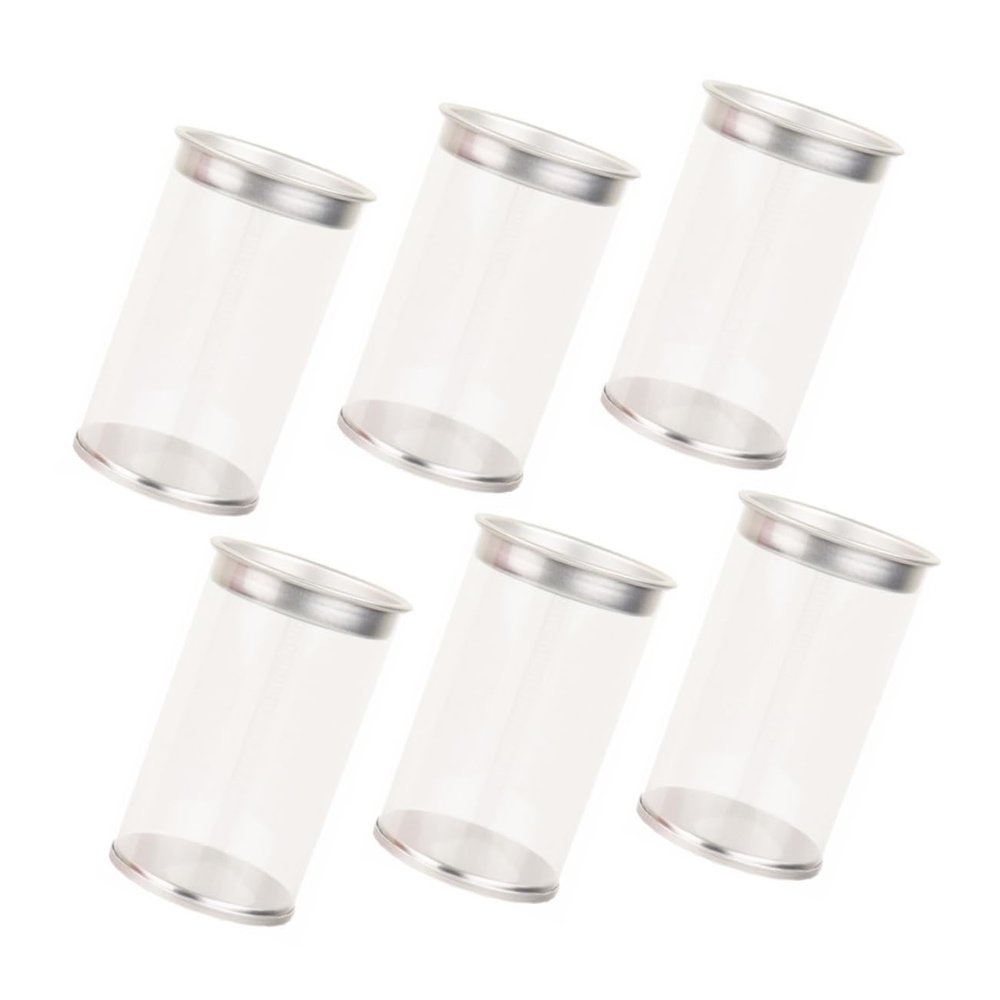 AUTSUPPL 6pcs Portable Makeup Sponge Case Beauty Egg Organizer Travel Makeup Sponge Holder Storage Case for Cosmetics