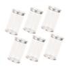 AUTSUPPL 6pcs Portable Makeup Sponge Case Beauty Egg Organizer Travel Makeup Sponge Holder Storage Case for Cosmetics view 1