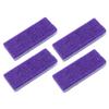 MUSISALY 4pcs Pumice Stone Foot Care Exfoliator for Pedicure Remover and Skin Softener Lightweight Ergonomic Design for Home and Travel Use view 1