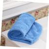 BELLIFFY 2pcs Absorbent Hair Drying Towel Quick Dry Microfiber Wrap for Women Lightweight Bath Hair Cap Brown Blue for Travel and Home Use view 4