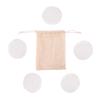 VINTORKY 6pcs Bamboo Fiber Makeup Remover Pads Gentle Comfortable Washable Reusable for Face Skincare Storage Case view 1