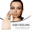 VINTORKY 6pcs Bamboo Fiber Makeup Remover Pads Gentle Comfortable Washable Reusable for Face Skincare Storage Case view 4