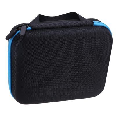 FOYTOKI 1pc Shockproof Eva Holder Bag Slots for Bottles Travel Makeup Organizer Easy to Transport Zipper Closure for Secure Storage
