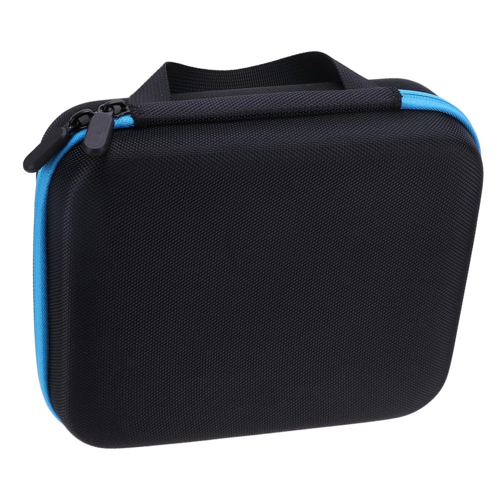 FOYTOKI 1pc Shockproof Eva Holder Bag Slots for Bottles Travel Makeup Organizer Easy to Transport Zipper Closure for Secure Storage
