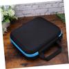 FOYTOKI 1pc Shockproof Eva Holder Bag Slots for Bottles Travel Makeup Organizer Easy to Transport Zipper Closure for Secure Storage view 3