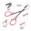Baluue 6pcs High Scissors Eyebrow Trimmer Hair Cutting Shears Protective Cover for Travel view 4