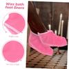 Beatifufu 2pairs Paraffin Wax Therapy Foot Cover Booties for for Home and Salon Use Comfortable Wax Therapy Liners for Moisturizing and Relaxing Feet Care view 3