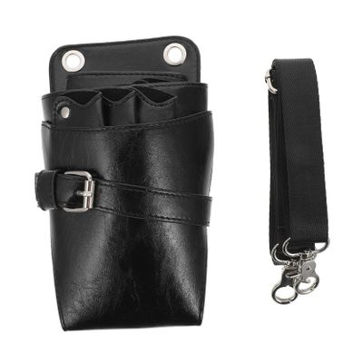VINTORKY Leather Scissor Pouch Hair Stylist Tool Belt Bag Lightweight Compact Portable