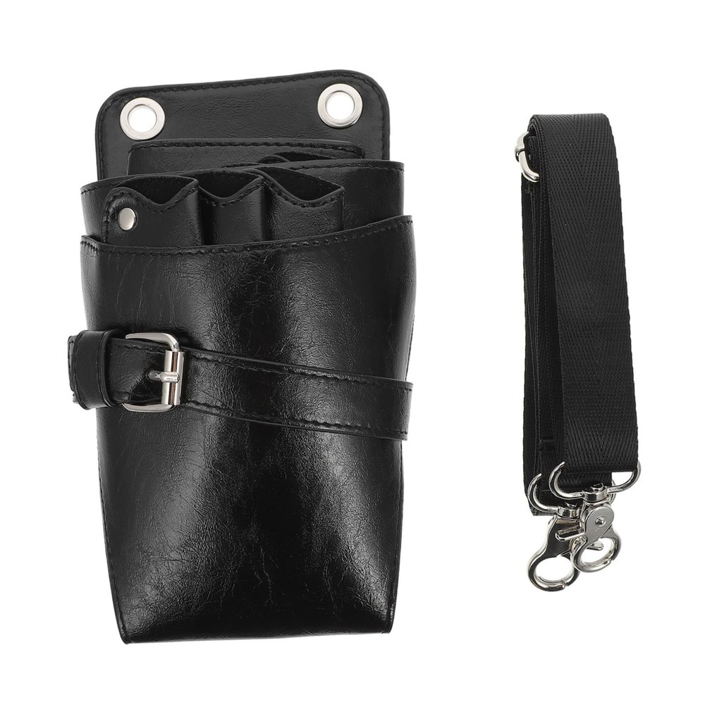 VINTORKY Leather Scissor Pouch Hair Stylist Tool Belt Bag Lightweight Compact Portable