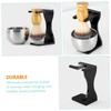 Healeved Men's Grooming Kit Beard Brush Shaving Bowl Stand Beard for Shaving Cream Razor Mustache Goatee view 3