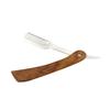 NOLITOY Chic Straight Metal Razor for Men Manual Shaving Tool with Easy-open Guard for Barbers and Home Use Portable and Space-saving Design view 1