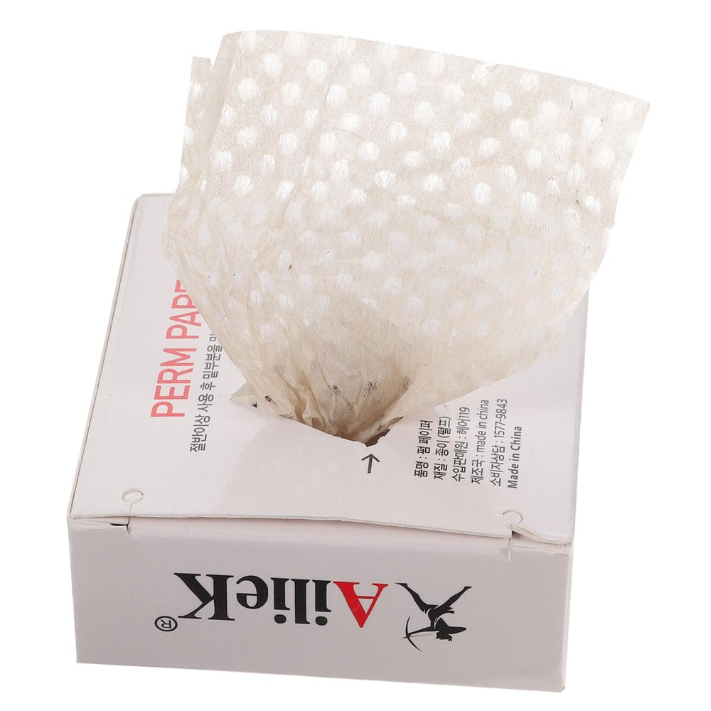 OHPHCALL of Professional Salon Perm Paper Hair Curling Perm Tissue Heat Resistant for Styling Black