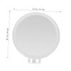 Baluue Bathroom Wall Cup Mirror Hook Fogless Round Mirror for Shaving and Makeup Easy to Install for Showers and Bathrooms view 3
