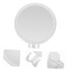 Baluue Bathroom Wall Cup Mirror Hook Fogless Round Mirror for Shaving and Makeup Easy to Install for Showers and Bathrooms view 4